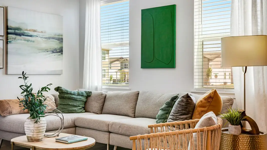 Furnished interior in a model home at Revere at Johnstown in Johnstown (Image 7).