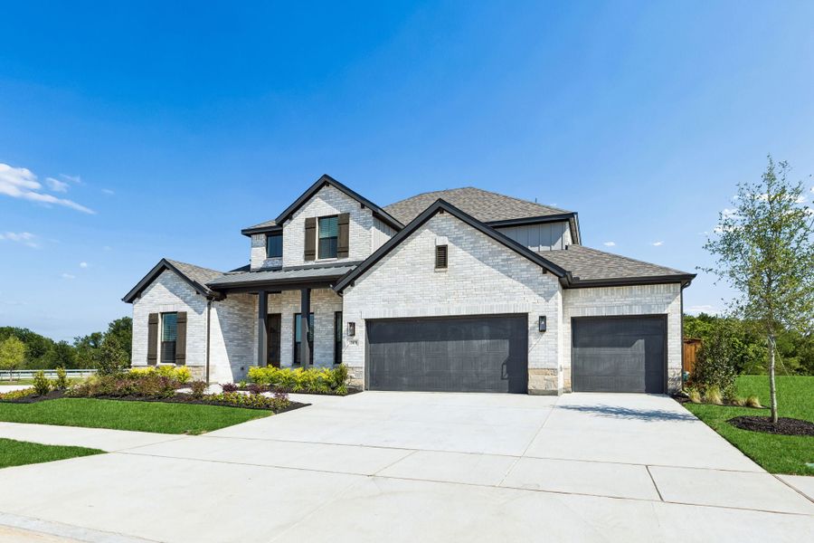Front exterior of a home in the Rainwater Crossing community, located in Celina, TX (Image 5). Front exterior of a home in the Rainwater Crossing community, located in Celina, TX (Image 5).