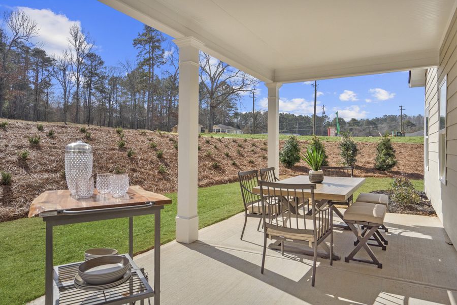 The Pearson - Covered Patio