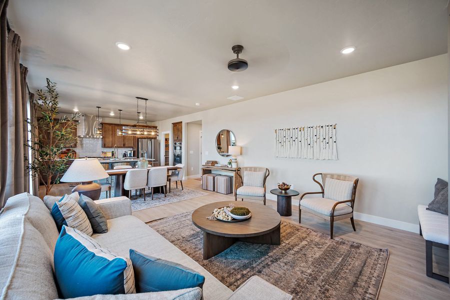 Furnished interior in a model home at Aspen Meadows-4 in Colorado Springs (Image 19).