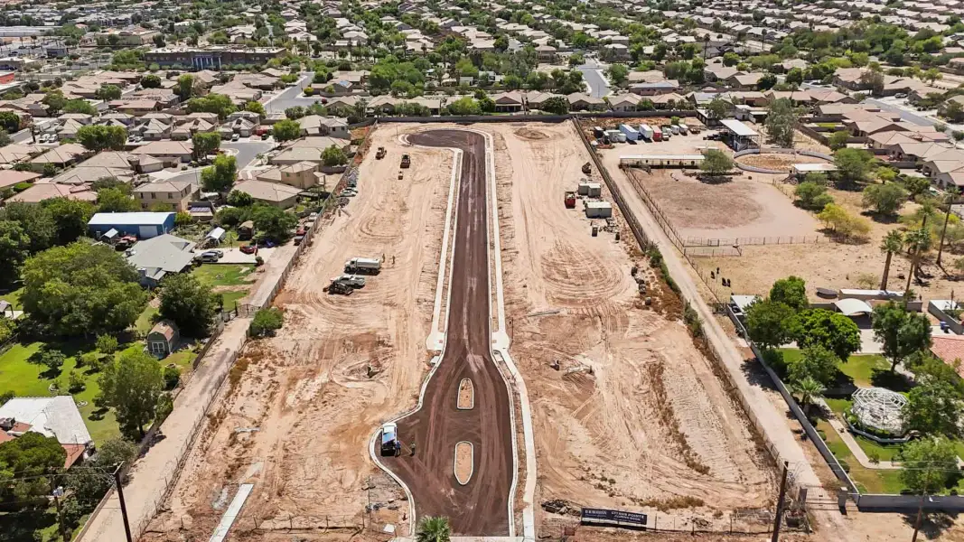 Site preparation and early development at Citrus Pointe in Phoenix, AZ (Image 5).