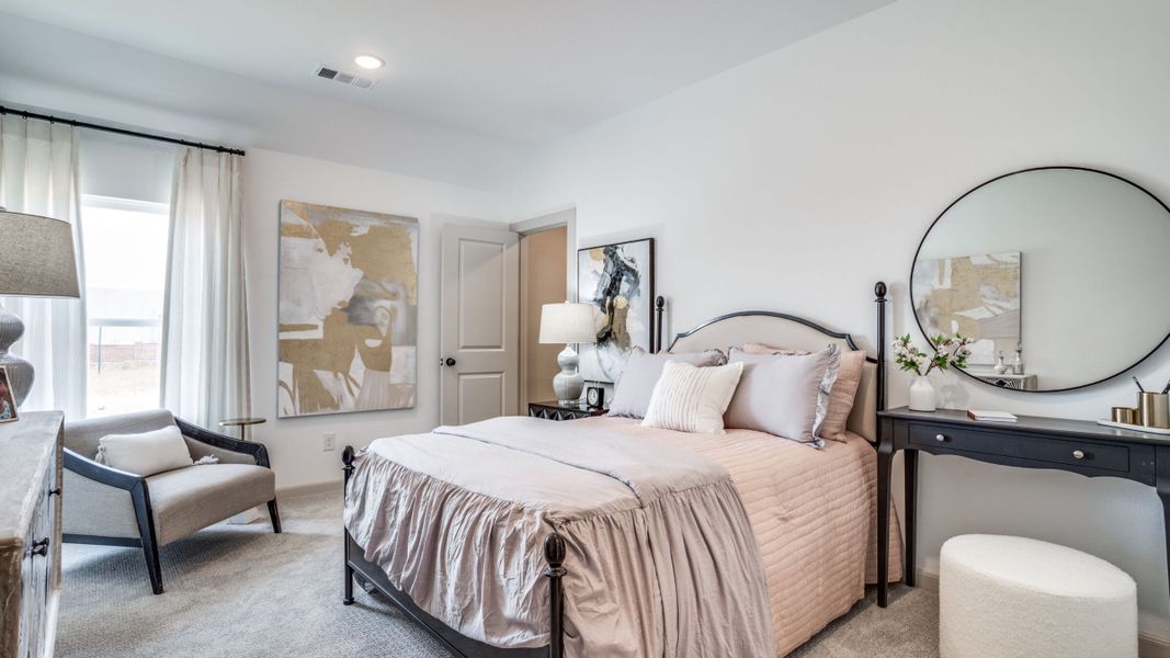 Furnished interior in a model home at Watson Branch in Mansfield (Image 32).