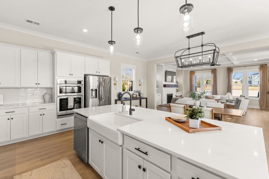 Furnished interior in a model home at Double Springs in Taylors (Image 44). Furnished interior in a model home at Double Springs in Taylors (Image 44).