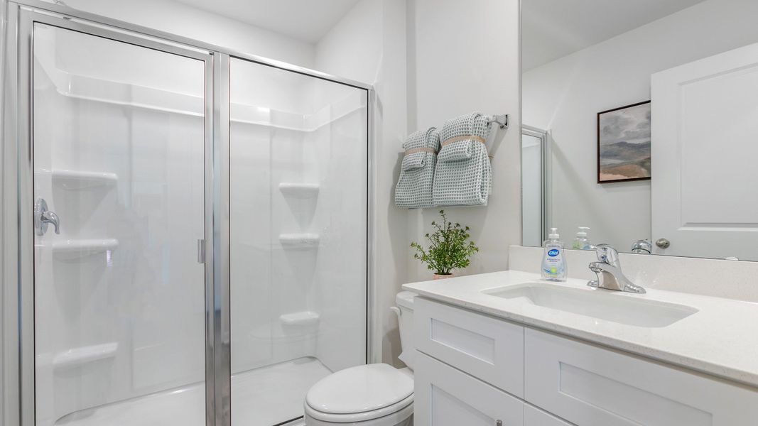 Furnished interior in a model home at Owens Ridge in Lexington (Image 15).