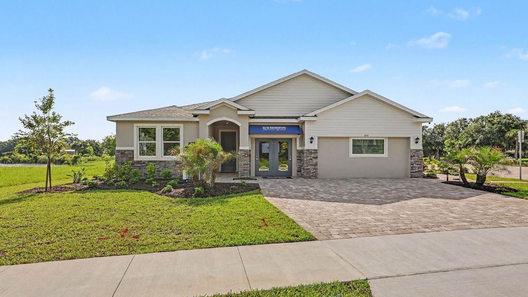 Front exterior of a home in the Harbor Lake Estates community, located in Titusville, FL (Image 9). Front exterior of a home in the Harbor Lake Estates community, located in Titusville, FL (Image 9).