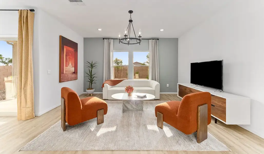 Furnished interior in a model home at Saguaro Bloom in Marana (Image 69). Furnished interior in a model home at Saguaro Bloom in Marana (Image 69).