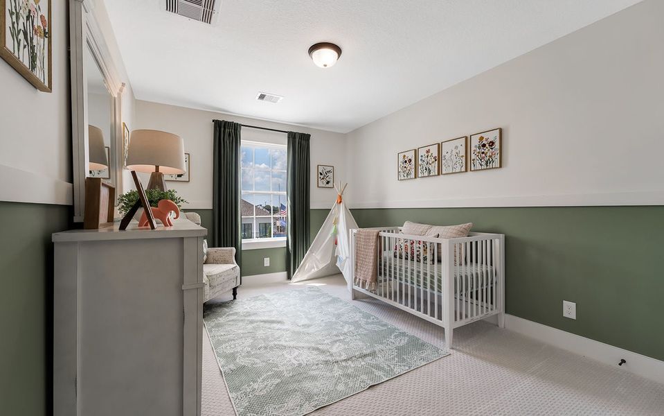 Furnished interior in a model home at Emberly in Beasley (Image 25).