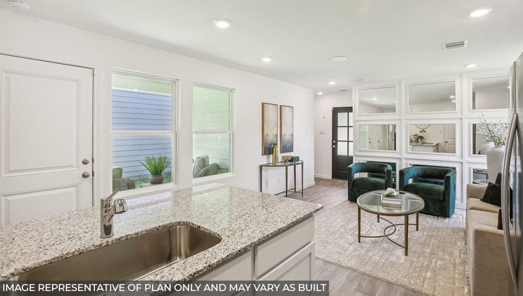 Furnished interior in a model home at Cartwright Mays in Crandall (Image 21). Furnished interior in a model home at Cartwright Mays in Crandall (Image 21).