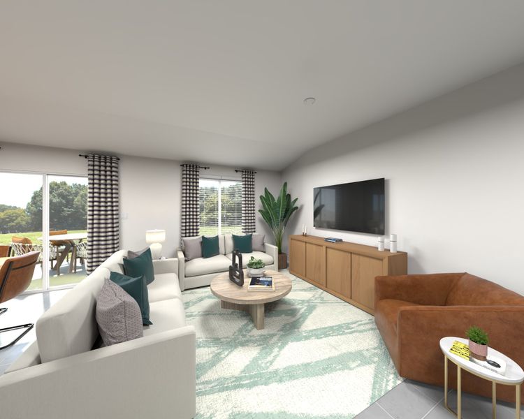 Furnished interior in a model home at Lakes at Bella Lago - Premier Series in Green Cove Springs (Image 12).