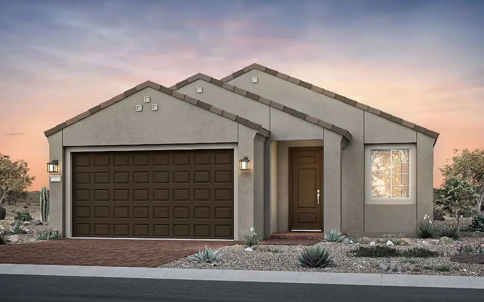 Front exterior of a home in the Upper Canyon community, located in Phoenix, AZ (Image 13).