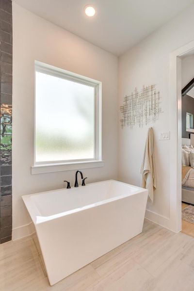 Furnished interior in a model home at Ten Mile Creek in Celina (Image 74).