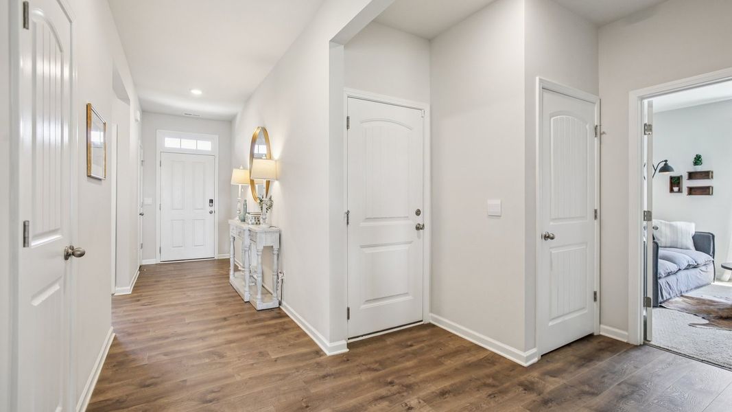 Furnished interior in a model home at The Parks in White House (Image 14). Furnished interior in a model home at The Parks in White House (Image 14).