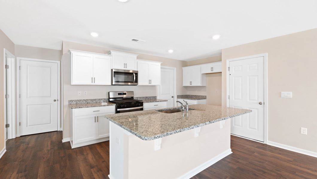 Furnished interior in a model home at Providence Walk in Hendersonville (Image 3).