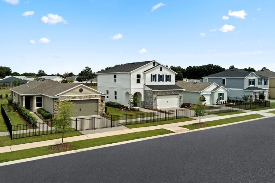 Front exterior of a home in the Reserve at Forest Lake I community, located in Lake Wales, FL (Image 4).