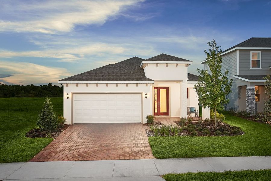Front exterior of a home in the Summerbrooke community, located in Mount Dora, FL (Image 4).