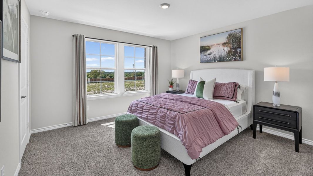 Furnished interior in a model home at Windchime in Celina (Image 27). Furnished interior in a model home at Windchime in Celina (Image 27).