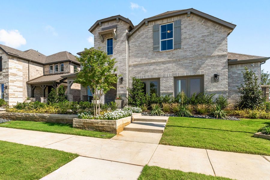 Plan 1542 front elevation by American Legend Homes