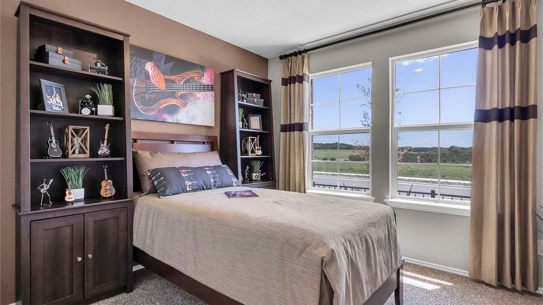 Furnished interior in a model home at Reynolds Crossing in Killeen (Image 18).