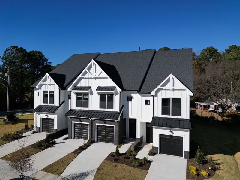 Front exterior of a home in the Parc at Bradley Farm community, located in Apex, NC (Image 1). Front exterior of a home in the Parc at Bradley Farm community, located in Apex, NC (Image 1).