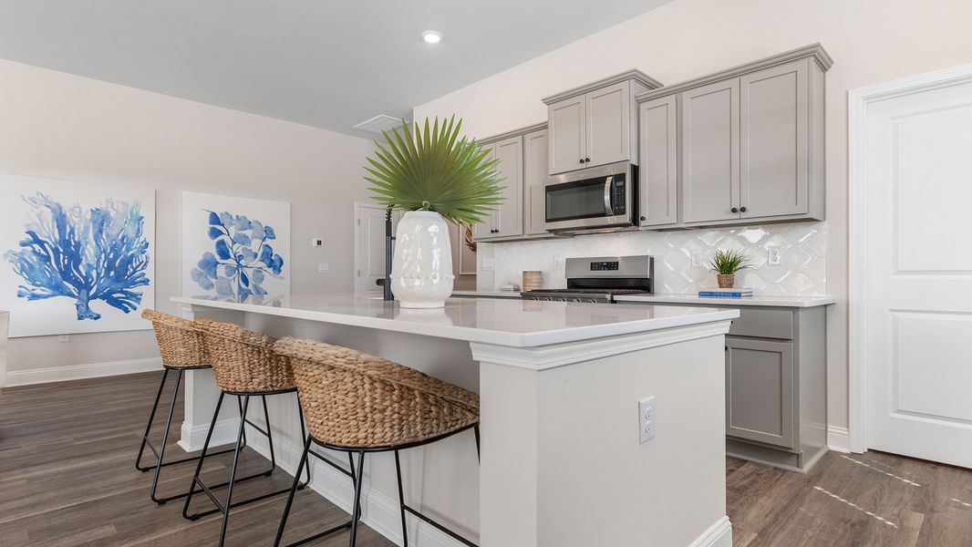 Furnished interior in a model home at The Bluffs at Mill Creek in Florence (Image 17).