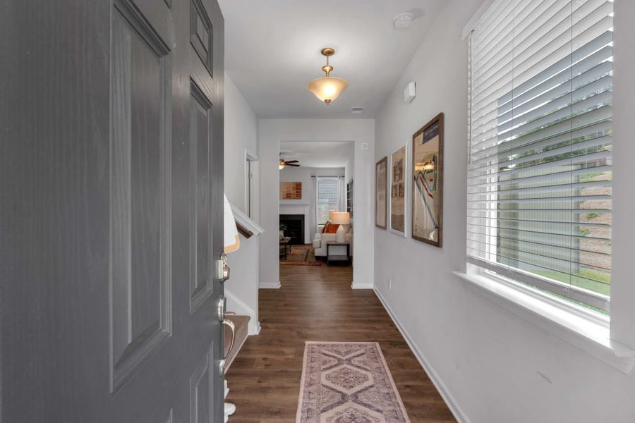 Furnished interior in a model home at Park Center Pointe in Austell (Image 21).