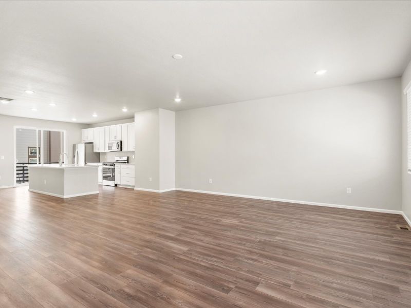 The Cameron floorplan interior image taken at a Meritage Homes community in Broomfield, CO.