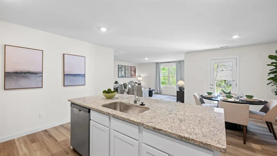 Furnished interior in a model home at Morgan Farms in Ooltewah (Image 19).