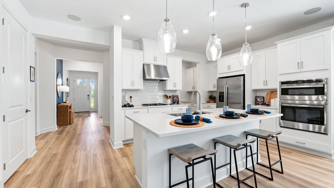 Furnished interior in a model home at Hammock at Two Rivers in Zephyrhills (Image 9). Furnished interior in a model home at Hammock at Two Rivers in Zephyrhills (Image 9).