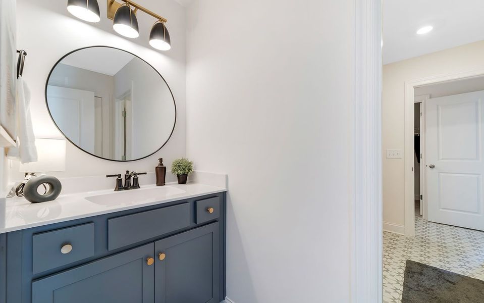 Furnished interior in a model home at The Retreat at Norman Farm in Hendersonville (Image 40).