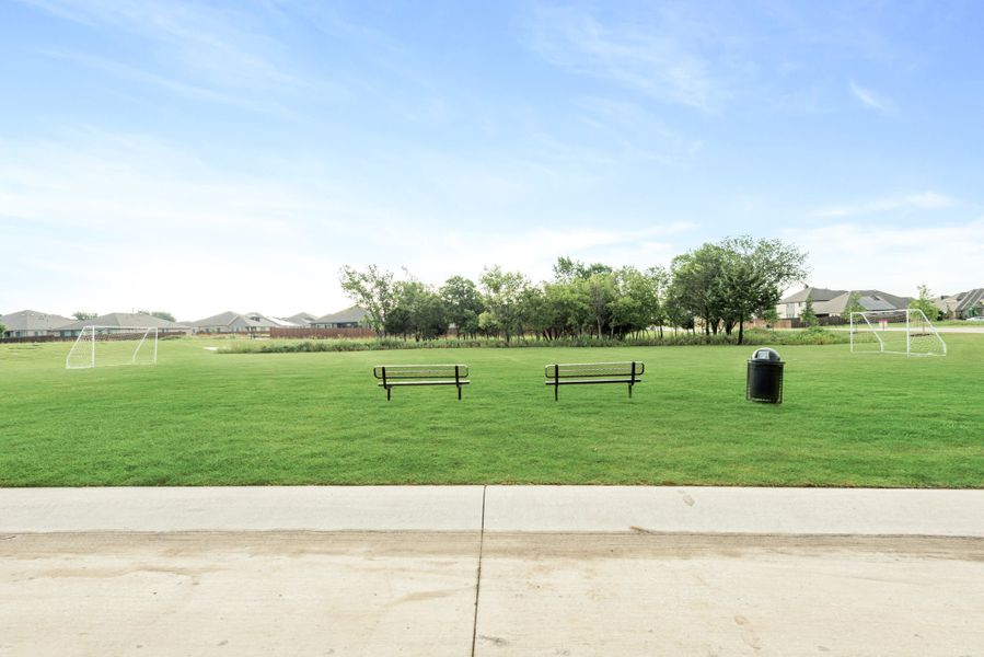 Star Ranch Soccer Field. New Homes in Godley, TX