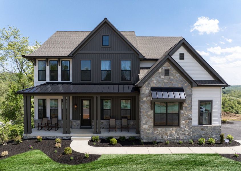 Front exterior of a home in the Edgewater on Lake Tillery community, located in Norwood, NC (Image 11).