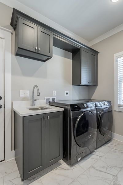 Furnished interior in a model home at Creekside in Cleveland (Image 4).