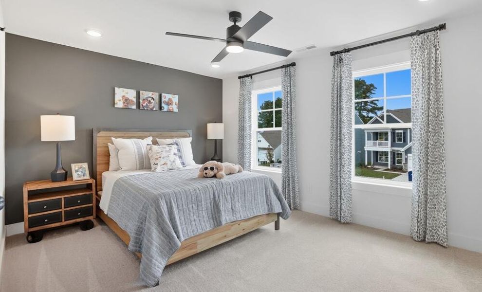 Furnished interior in a model home at Arbordale in Elgin (Image 17).