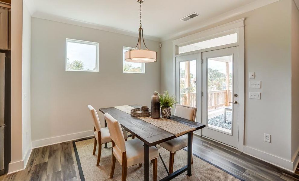 Furnished interior in a model home at Colleton Park in Aiken (Image 13).