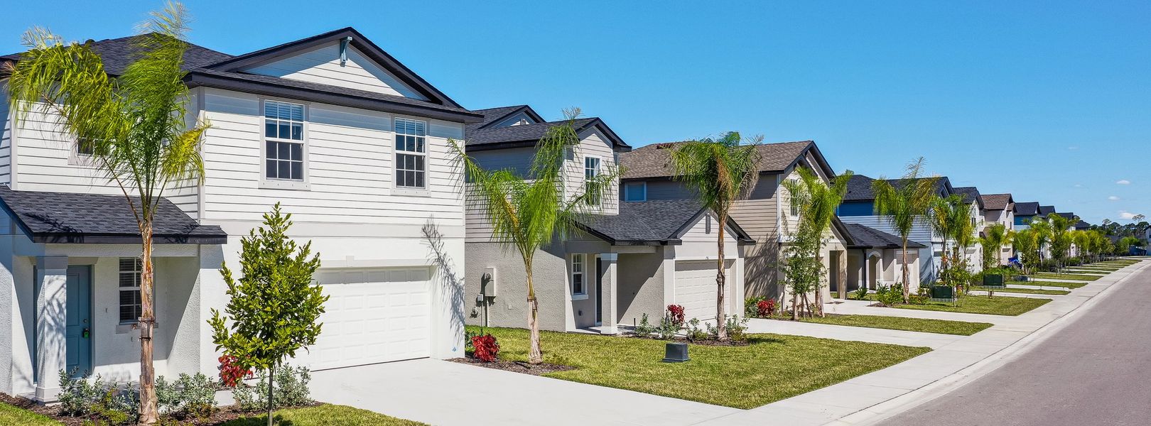 Manor Homes Crane Landing Streetscape