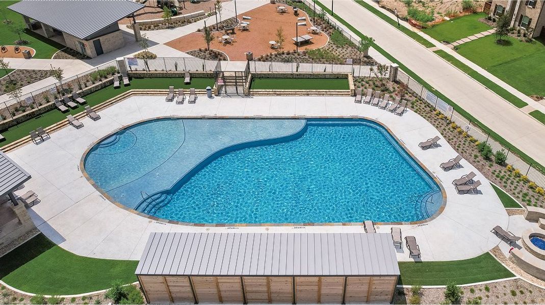 Solterra Amenity Pool Aerial 5of5