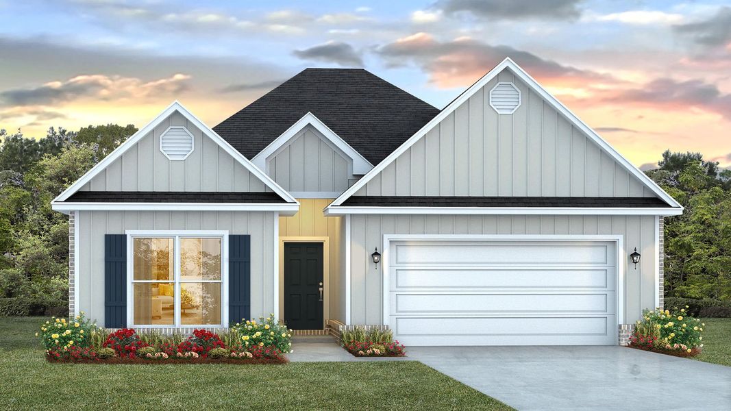 Front exterior of a home in the Holley Grove at Peach Creek community, located in Santa Rosa Beach, FL (Image 8).