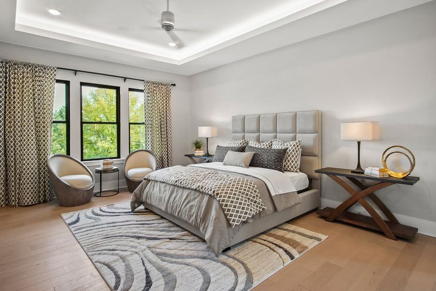 Furnished interior in a model home at Bonterra in Franklin (Image 14). Furnished interior in a model home at Bonterra in Franklin (Image 14).