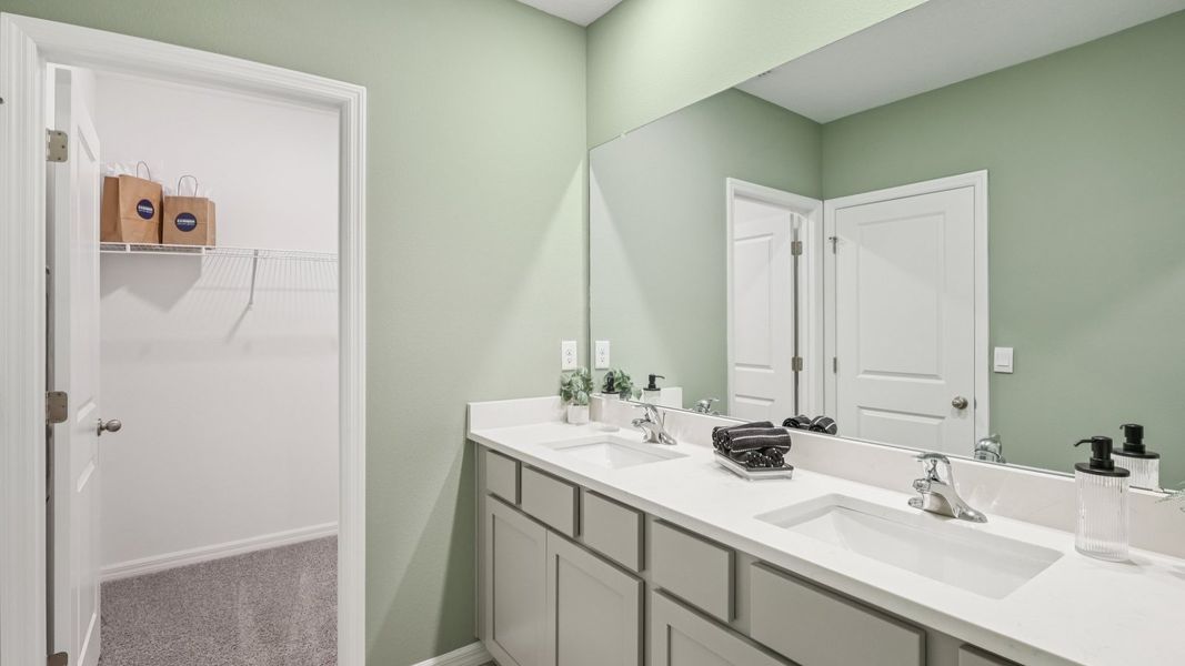 Furnished interior in a model home at Meadow Ridge at Epperson in Wesley Chapel (Image 31). Furnished interior in a model home at Meadow Ridge at Epperson in Wesley Chapel (Image 31).