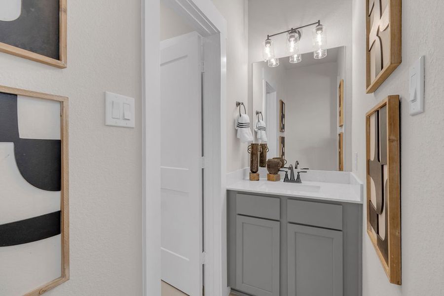 Furnished interior in a model home at Attwater in Waller (Image 37). Furnished interior in a model home at Attwater in Waller (Image 37).