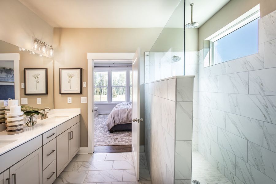 Furnished interior in a model home at Gatherings® at GreenHouse in Marietta (Image 7).