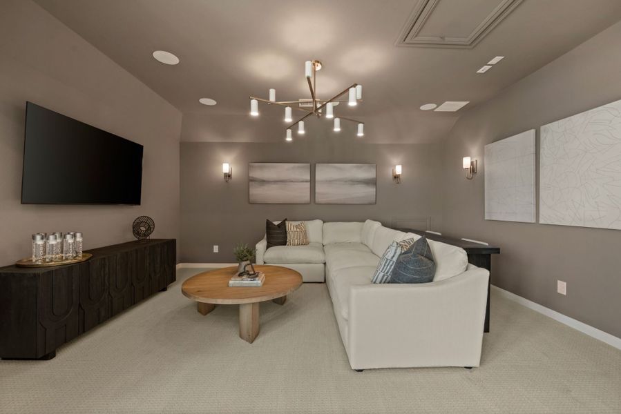 Furnished interior in a model home at Park Hills in Rockwall (Image 29). Furnished interior in a model home at Park Hills in Rockwall (Image 29).