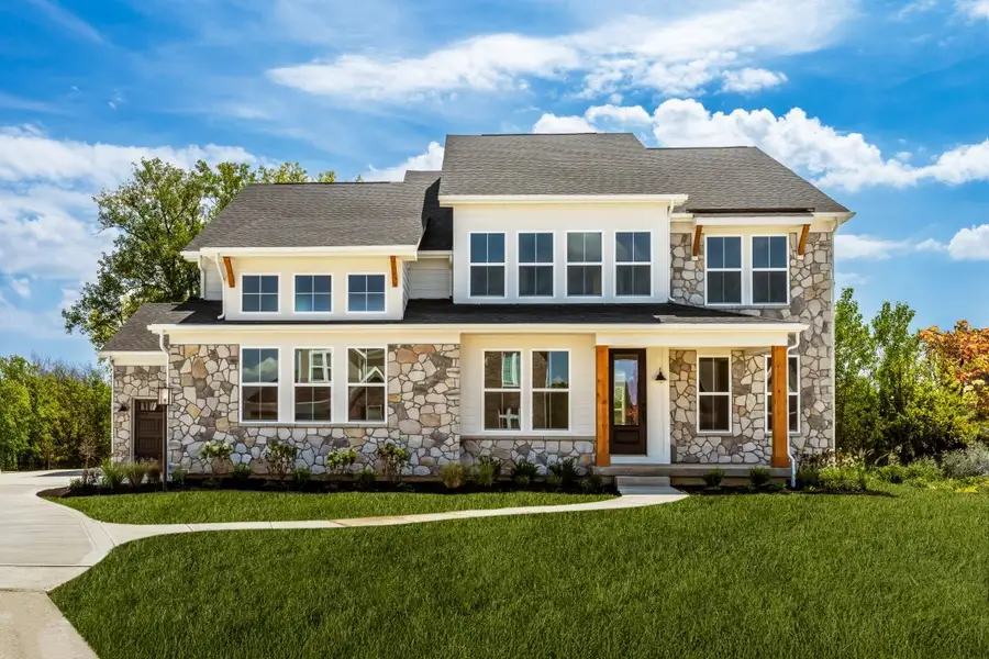 Front exterior of a home in the Hidden Fields community, located in Hoschton, GA (Image 8).