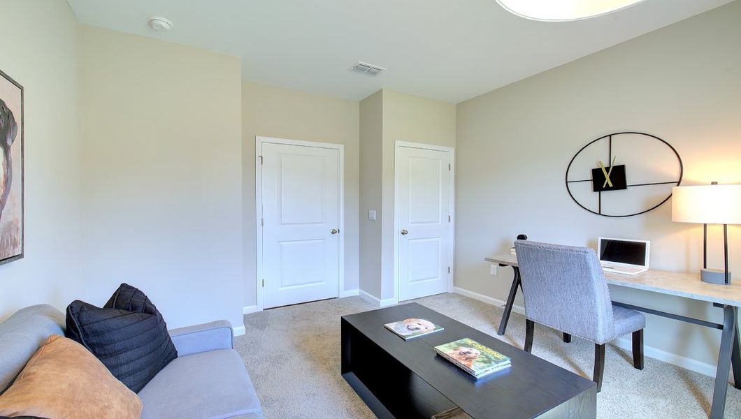 Furnished interior in a model home at Valleywood Farms in Waynesville (Image 19).