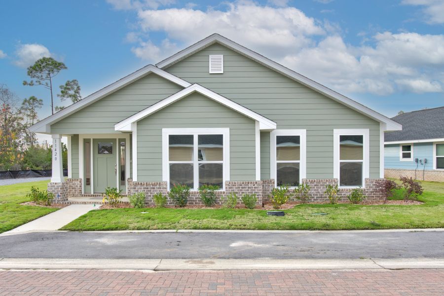 Front exterior of a home in the East Bay community, located in Panama City, FL (Image 2). Front exterior of a home in the East Bay community, located in Panama City, FL (Image 2).
