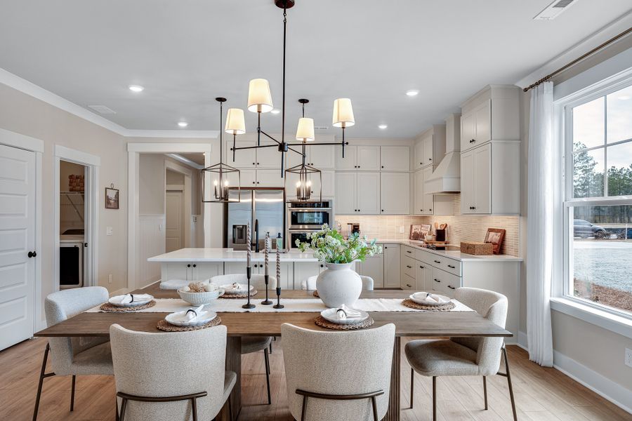 Furnished interior in a model home at Creek Pointe in Moncks Corner (Image 12).