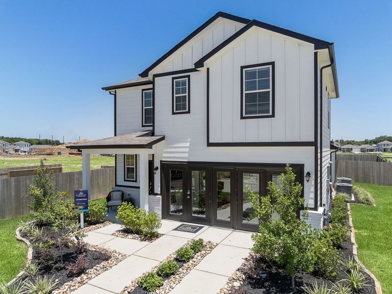Front exterior of a home in the Barrett Crossing community, located in Crosby, TX (Image 4).