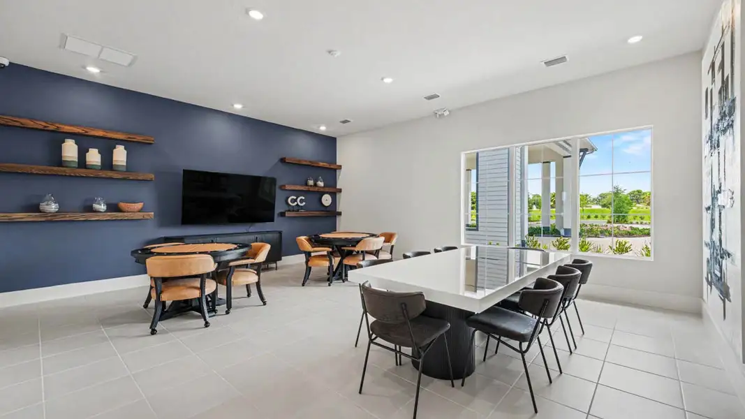 Furnished interior in a model home at Creekside in Fort Pierce (Image 27).