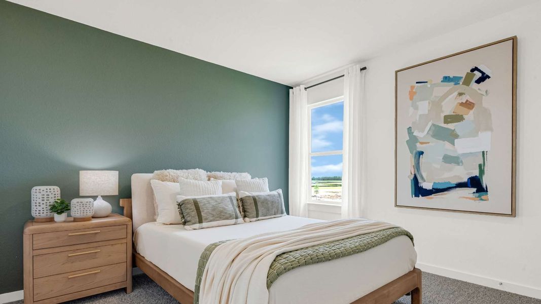 Furnished interior in a model home at Holly Ridge in Rosenberg (Image 24).