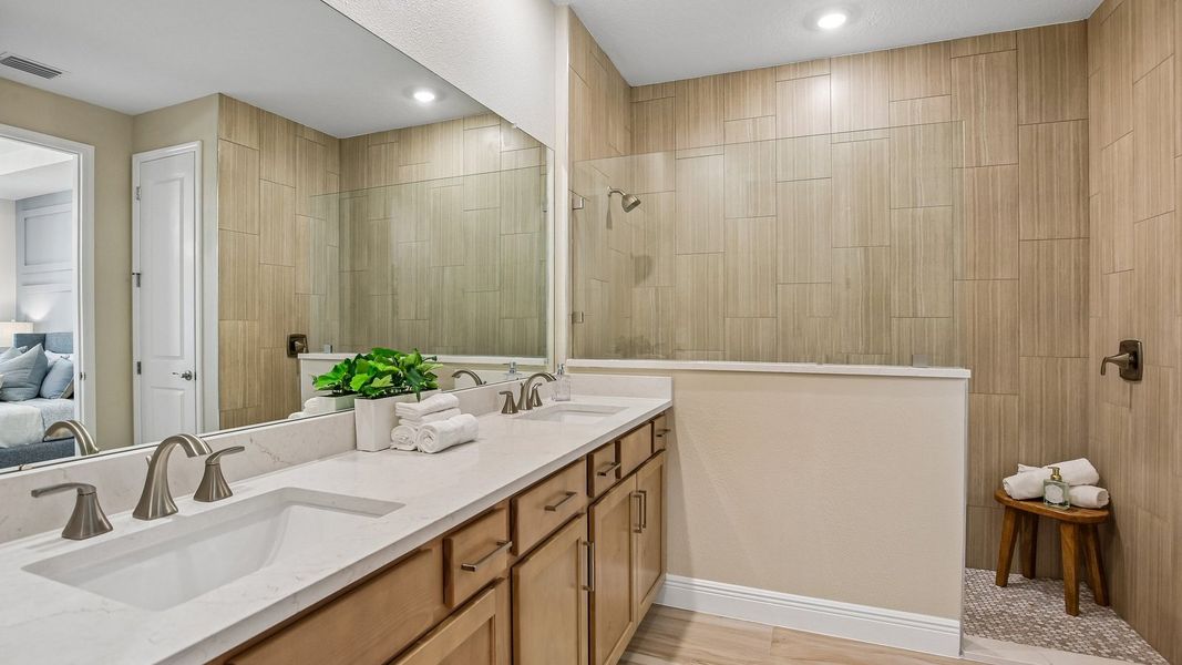 Furnished interior in a model home at Hammock at Two Rivers in Zephyrhills (Image 76).